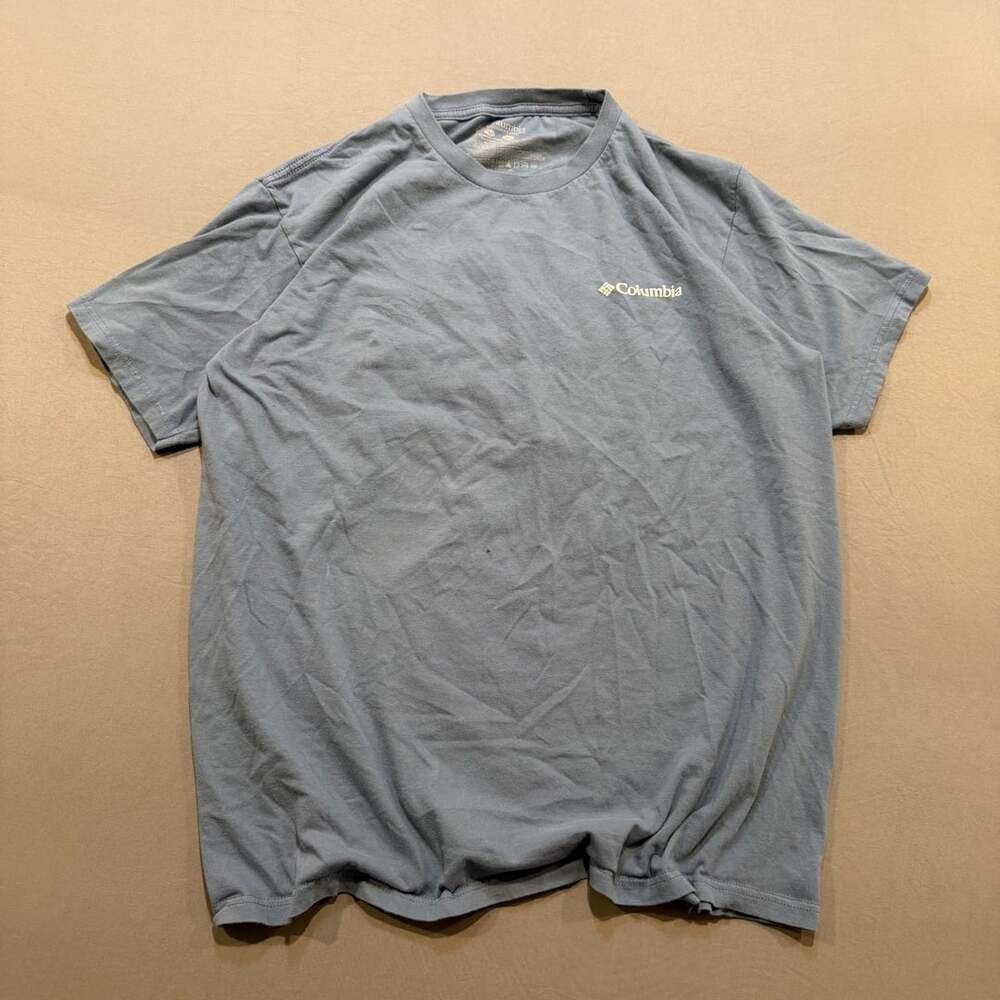 Columbia Great Smoky Mountains Graphic Short Sleeve T-Shirt Blue Men's Size L
